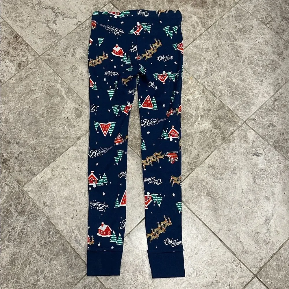 Old Navy Reindeer & Sleigh Rides Matching PJ Pajama Set Neutral NEW Snug Fit XL
